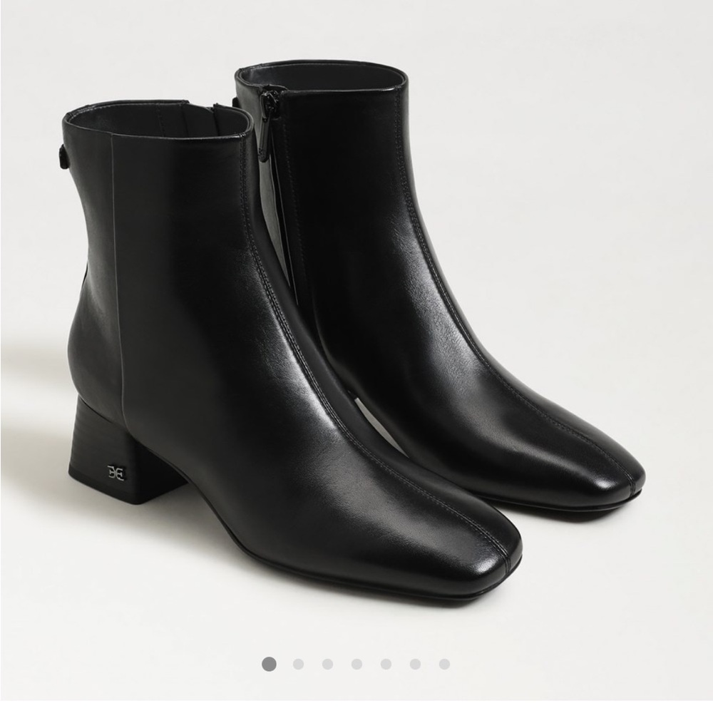 Sam Edelman Paige Black Ankle Booties